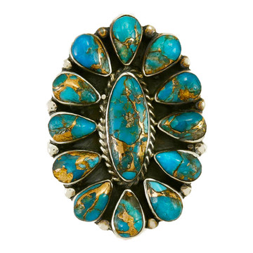 Matirx Turquoise Ring Sterling Silver R2041-C84