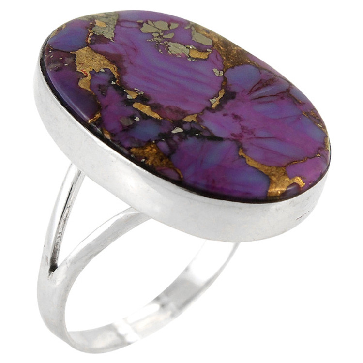 Purple Turquoise Ring Sterling Silver R2260-C77