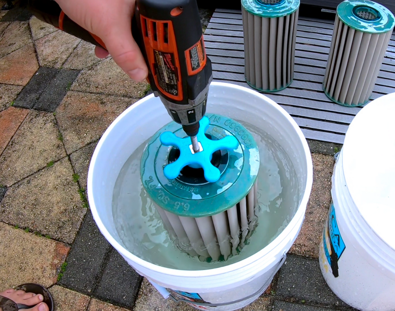 Spa Filter Spinner Drill Attachment - Delta 3D Studios, LLC