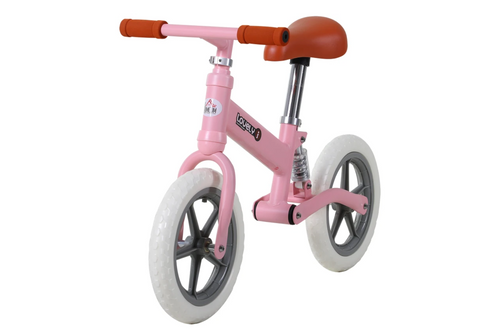 Childs 12" Adjustable Balance Bike - Pink