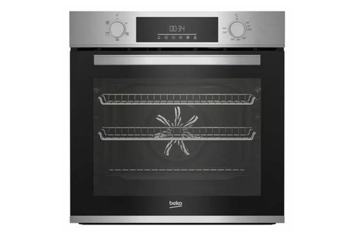 Beko BBAIF22300X Built-in Fan Oven Stainless Steel Front View