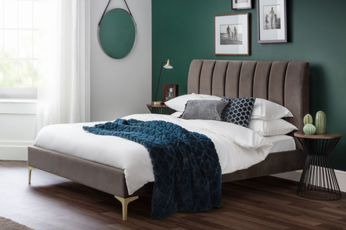 Deco Kingsize Bedframe Truffle Lifestyle Image