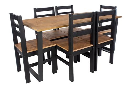 Texas Dining Set with 6 Chairs