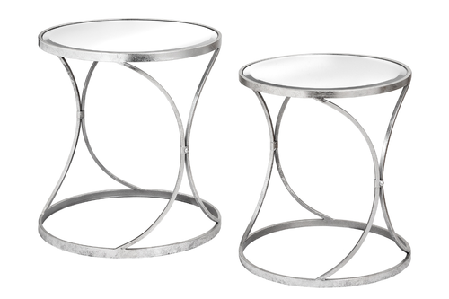 Curve Silver Set of Tables