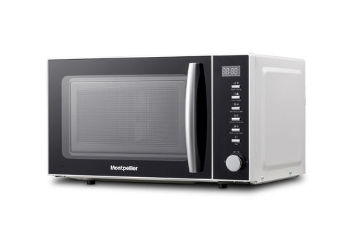 Montpellier MCM20WSC White 20 Litre Combi Microwave exterior