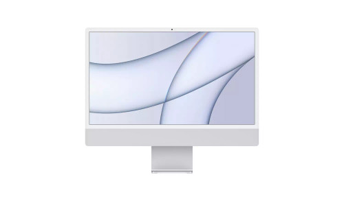 Apple iMac 2021 24" Retina 4.5K Display M1 7 core GPU 256GB Silver Main Image