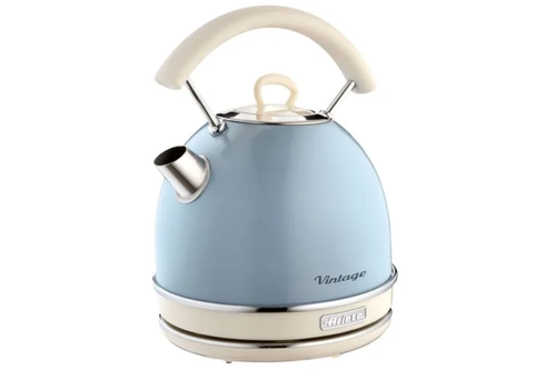 Ariete ARPK41 Retro Style 1.7L Dome Kettle and 4 Slice Toaster Blue kettle image