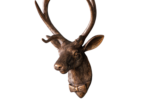 Samson Stag Wall Decor Bronze