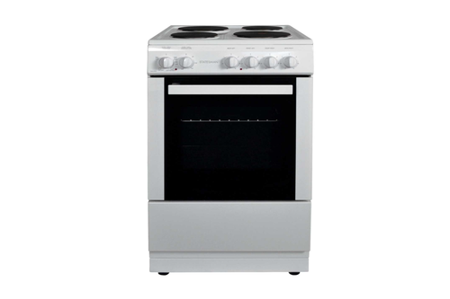 Statesman DELTA50W 50cm Single Cavity Electric Cooker White front view