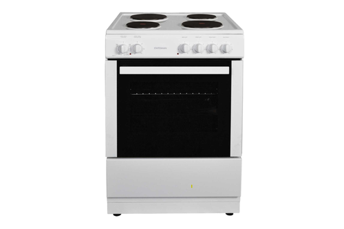 Statesman NAPIER60EW 60cm Single Cavity Electric Cooker White front view