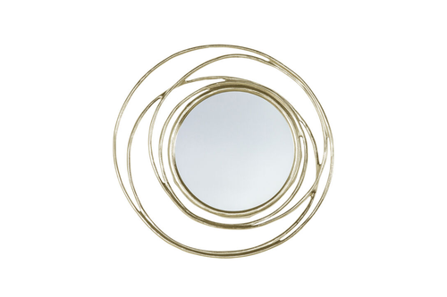 Anderton Small Mirror Satin Gold Main Image