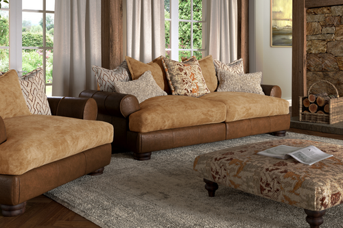 Horatio Leather Mix Sofa Range