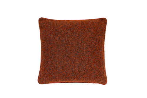 Fleur Boucle Natural Cushion Cover Rust Main Image