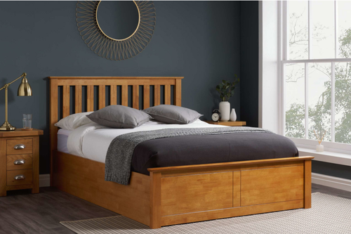 Phoenix Ottoman Bed Oak Main Image