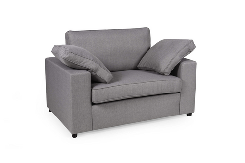 Alton Fabric Armchair Silver