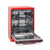 Montpellier MAB6015R 15 Place Setting Dishwasher Red Inside View