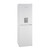 Montpellier MFF185DW 152/96Ltr Fridge Freezer White Front Angled View