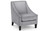 Maison Velvet Chair Grey Plain Image