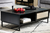 Padstow Coffee Table Black And Rattan