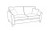 Fairfield 3 Seater Sofa Villa Teal Line Drawing