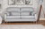 Austin 2 Seater Leather Sofa Grey