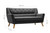 Lambeth 3 Seater Sofa Grey Line Drawing With Dimensions