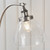 Halsen 1 Floor Light Brushed Silver Shade