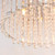 Crystal Ceiling Lamp Beads Light On