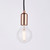 Loft 6 Cluster Pendant Light Copper Bulb