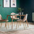 Bandon Rectangle Dining Table Oak lifestyle with chair