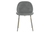 Strade Chair Light Grey Velvet (2pk)