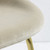 Strade Chair Oatmeal Velvet (2pk) close up fabric