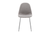 Headford Dining Chair Chrome / Light Grey (2pk)