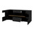 Coby-26 Large Sideboard Black Storage Open