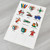 Children's 10 Bin Storage Organiser stickers