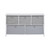 Grey 5 Drawer Storage Chest