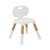 Kids Scandi Height Adjustable Table and Chair Set chair