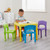 Children's Multicoloured Table and 4 Chairs Set Lifestyle