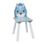 Kid's Fox and Squirrel Table and Two Chairs Set squirrel chair