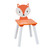 Kid's Fox and Squirrel Table and Two Chairs Set fox chair