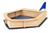 Kids Boat Sandpit with Seating and Cover