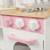 Country Play Kitchen with 9 Wooden Accessories Washing Machine dials