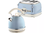 Ariete ARPK41 Retro Style 1.7L Dome Kettle and 4 Slice Toaster Blue main image