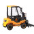 Fork Lift Truck Childs Ride-on Car - Yellow Side