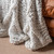 Diamond Cable Knit Throw Cream