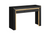 Arno Dressing Table Black with Gold Trim