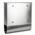 Wall Mounted Metal Mail Box - Stainless Steel rear fixtures