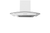Statesman CGH60GS  60cm Chimney Cooker Hood Stainless Steel Curved Glass image