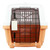 Hard Brown Pet Carrier - Small Fronts