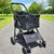 Pet Stroller Hood Down